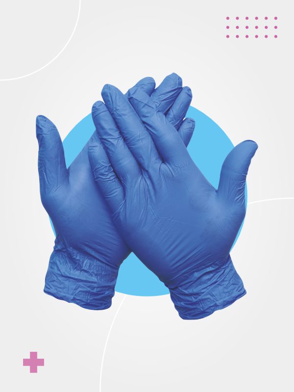 Professional grade medical examination gloves promo banner